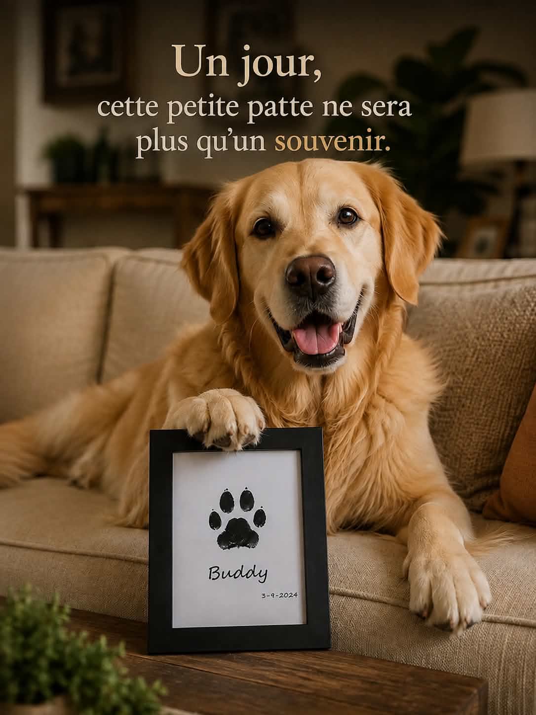 Kit Empreinte de Patte – Souvenir Sans Encre